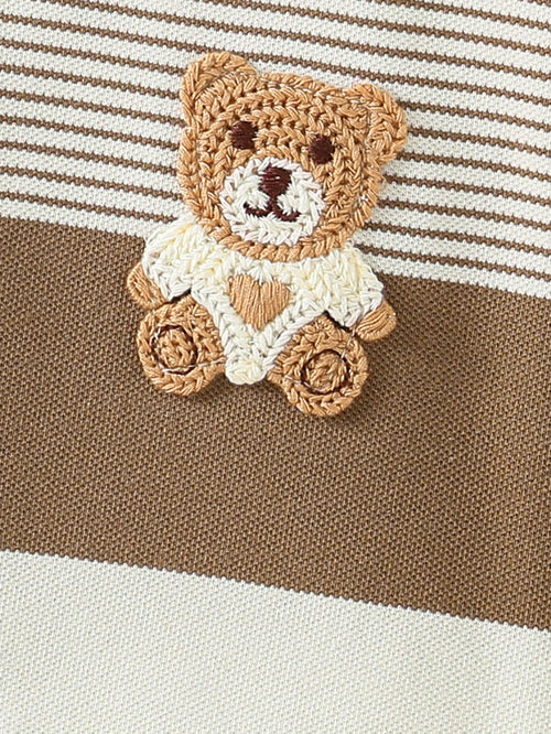 Adorable Bear Summer Outfit for Stylish Little Boys