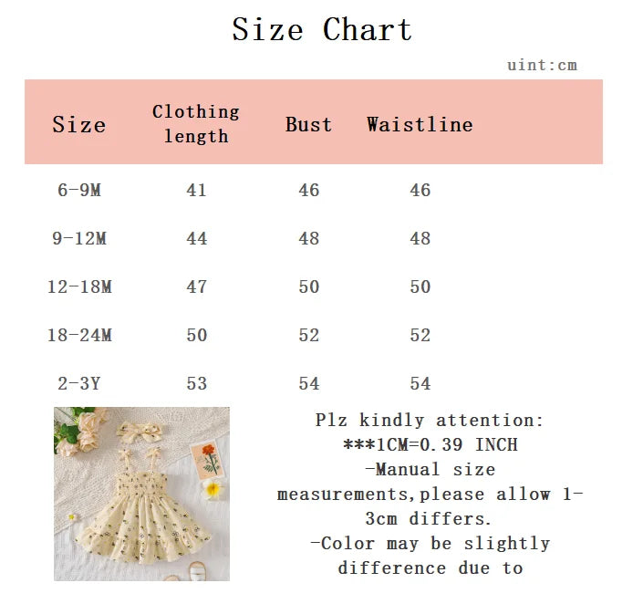 Sweet Bee Baby girl Summer Dress