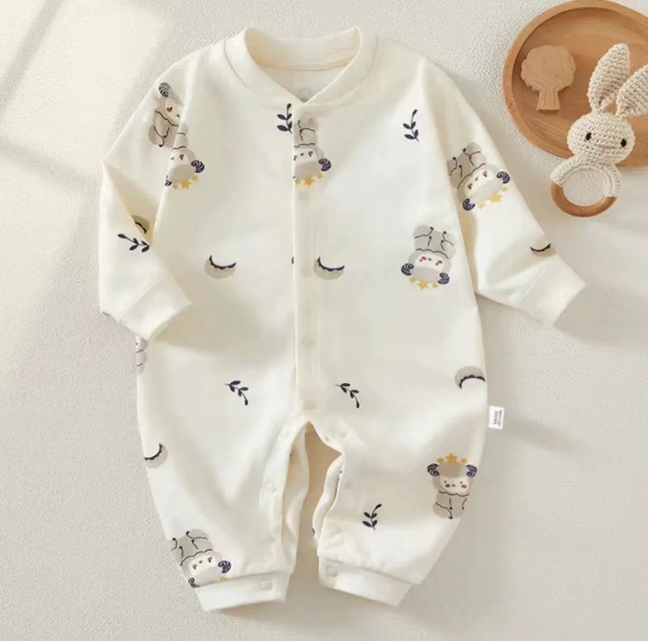 Soft Bear Dreams Baby Romper