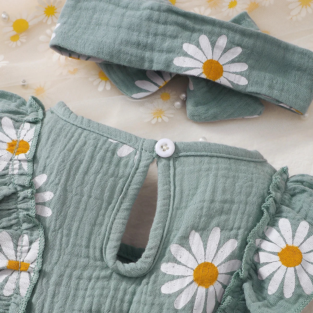 Blooming Daisy Summer Sleeveless Casual  Dress