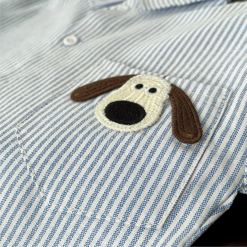 Classic Puppy Long Sleeve Tees