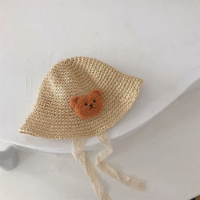 Little Sunshine Lace Baby Beach Panama Hat