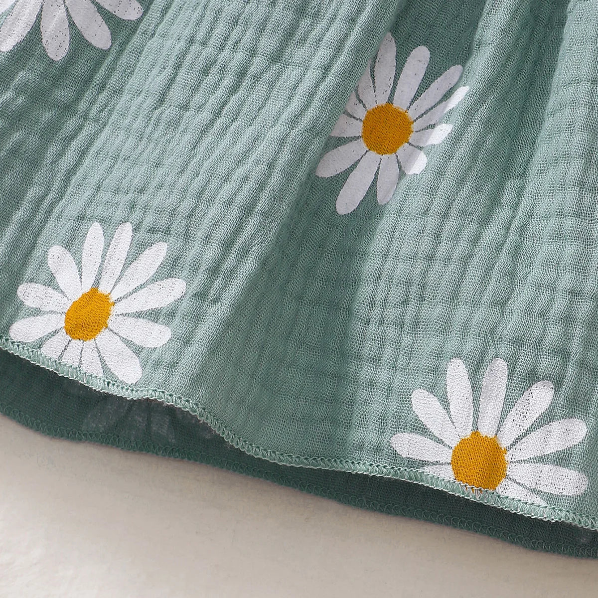 Blooming Daisy Summer Sleeveless Casual  Dress