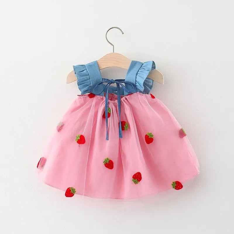 Little Sweet Strawberry Princess Dress