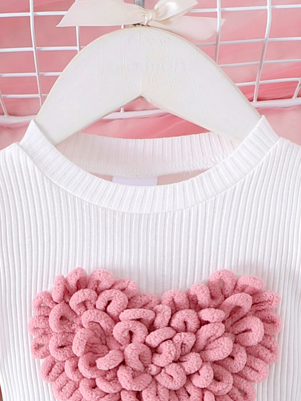 Sweet Heart Winter Pink Skirt for Little Girls