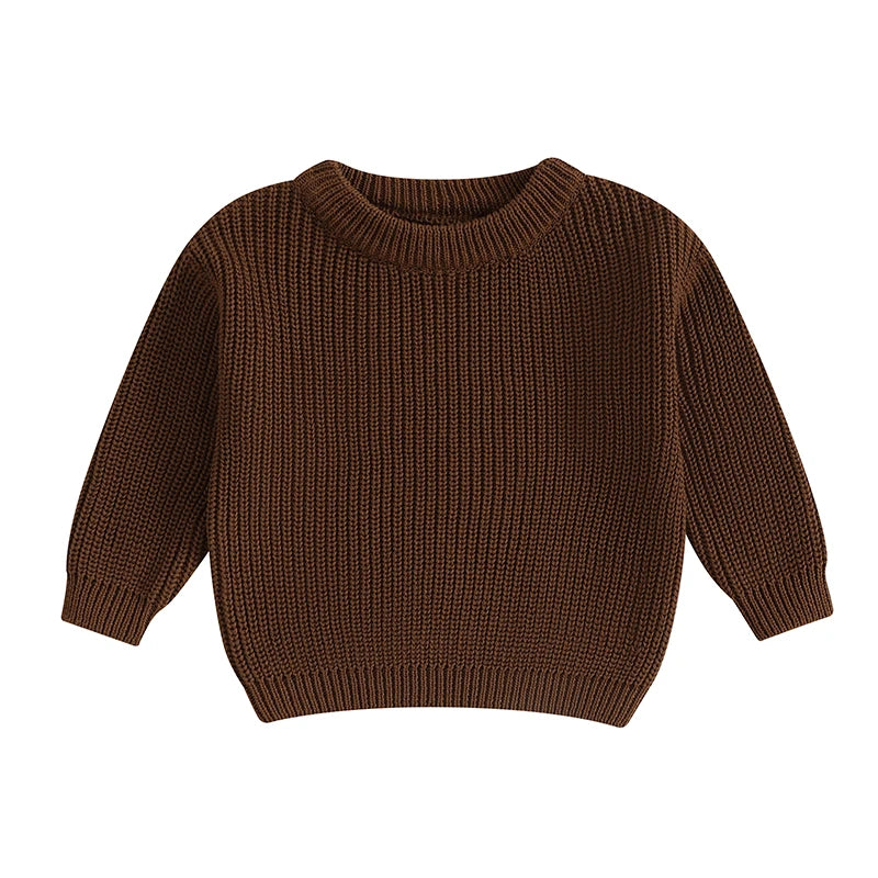 Classic Autumn Knitting Cotton Pullovers  for Kids