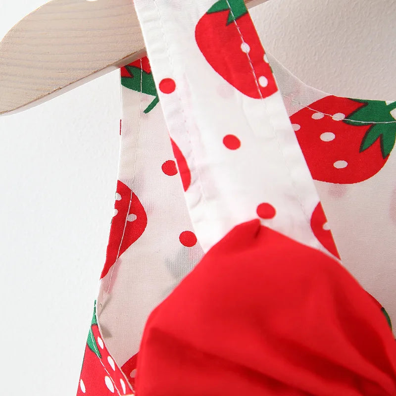 Fresh Strawberry Baby Dress