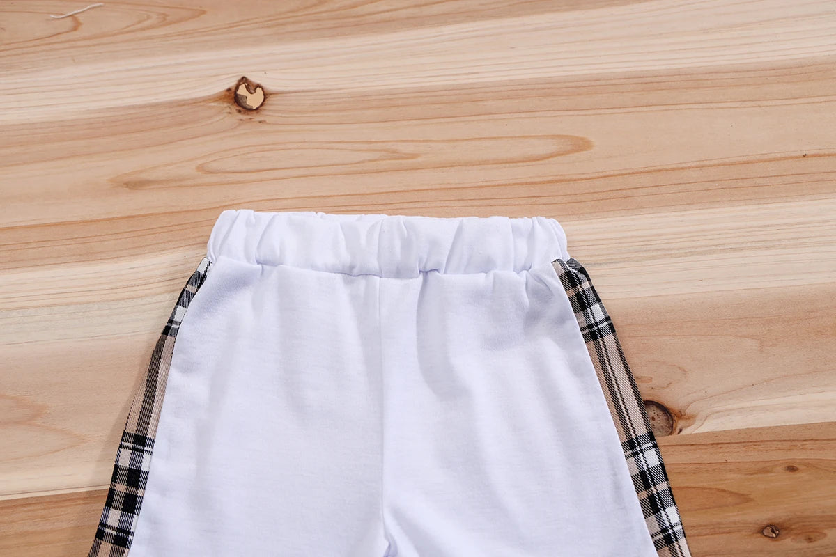 Cute Bear Baby Shorts Set 2pcs