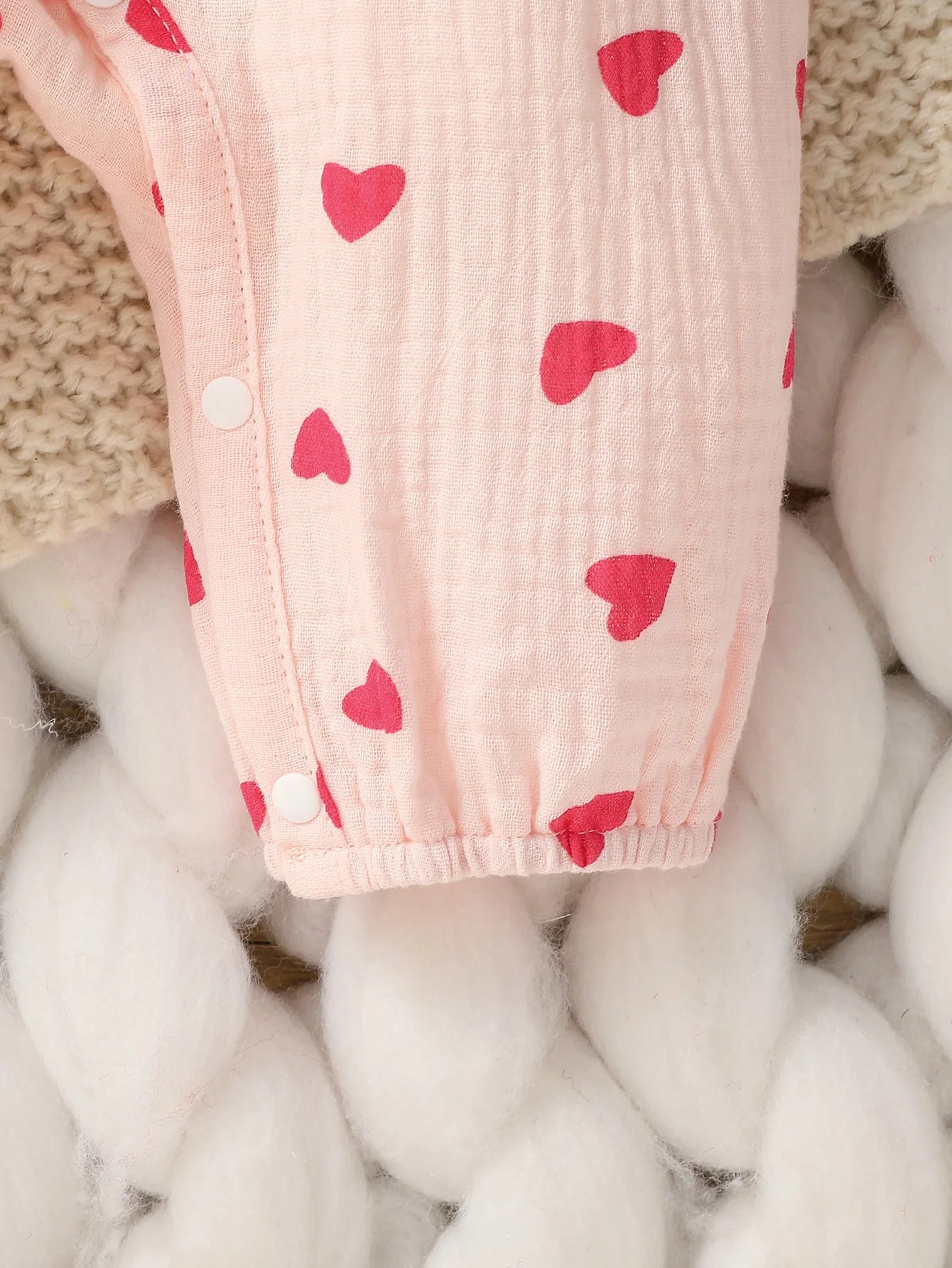 Sweet Floral Baby Romper with Matching Bow Headband Set