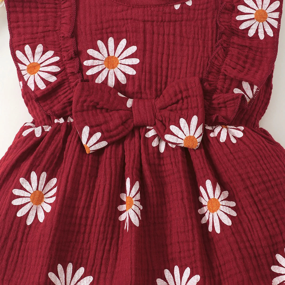 Blooming Daisy Summer Sleeveless Casual  Dress