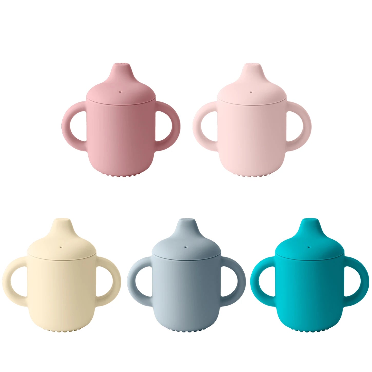 1pc Baby Feeding Little Sip Silicone Training Cup
