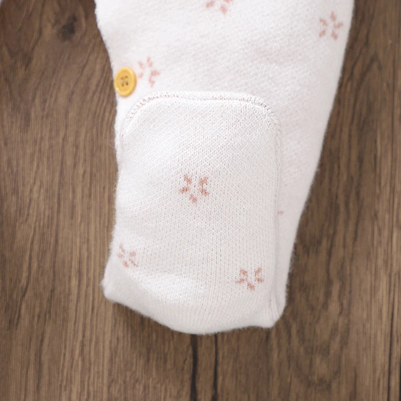 Adorable Newborn Casual Ruffle Romper for Autumn and Winter