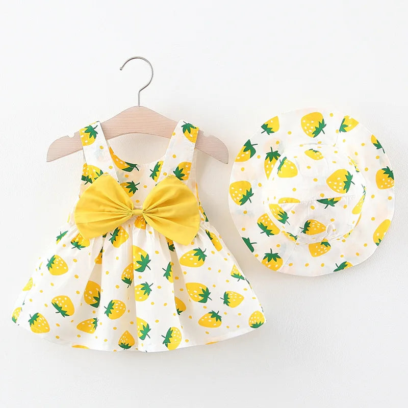 Fresh Strawberry Baby Dress
