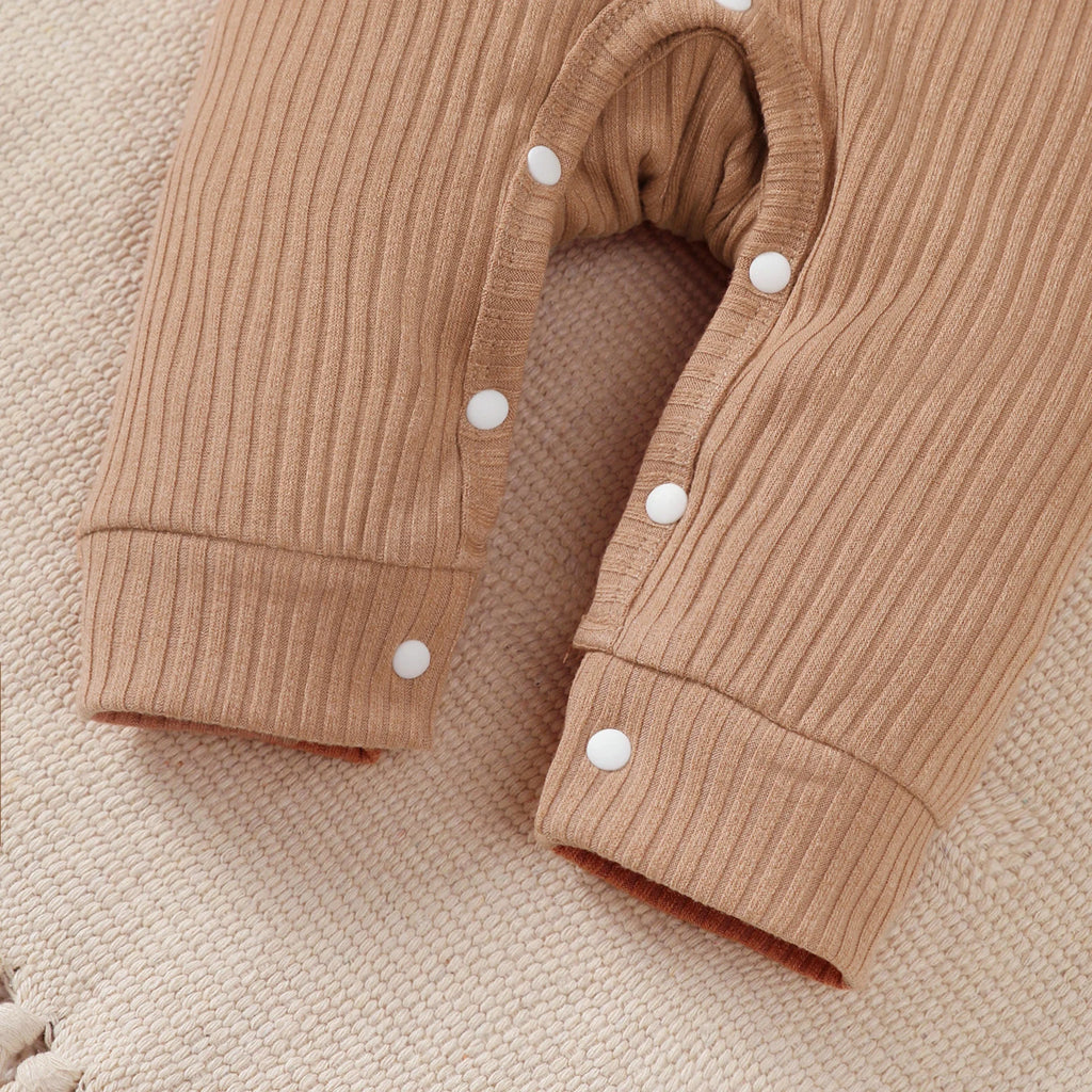 Little Gentleman Teddy Long Sleeve Romper