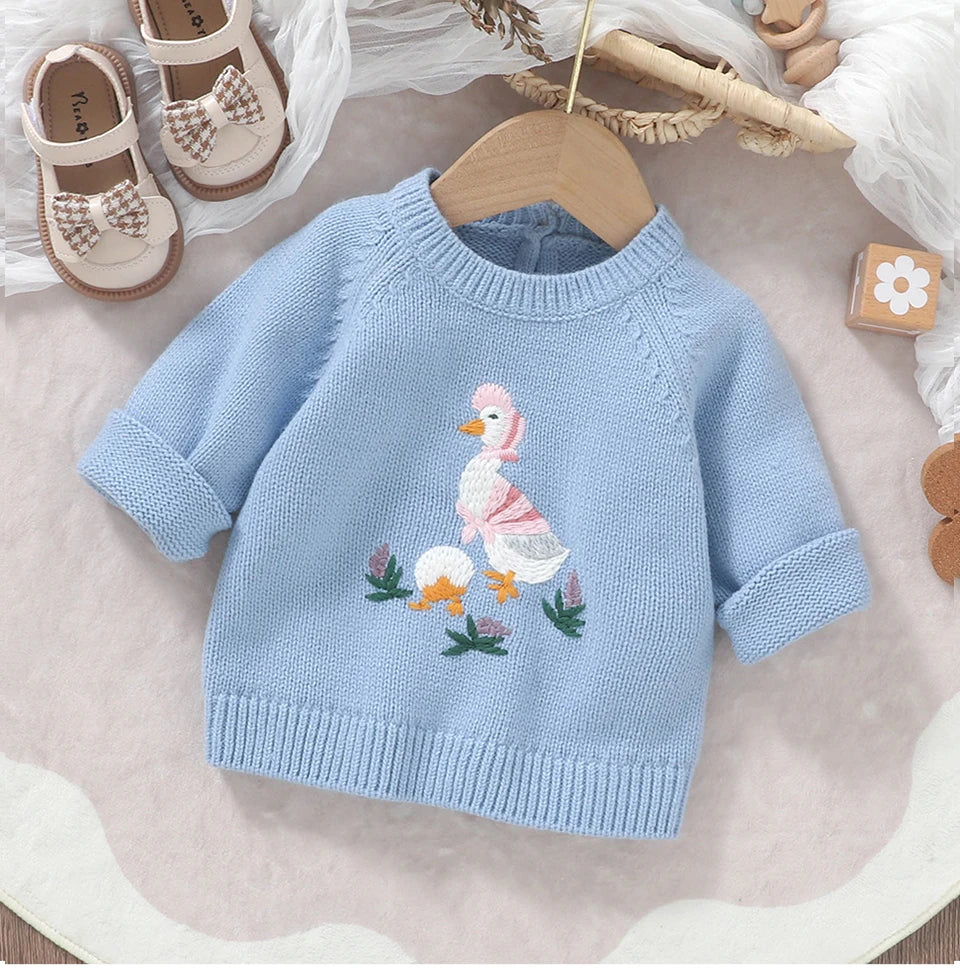 Winter Warm Knitted Adorable Swan for Autumn and Winter