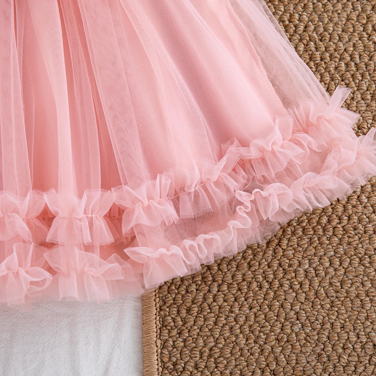 Adorable Baby Girl Chiffon Bow Dress
