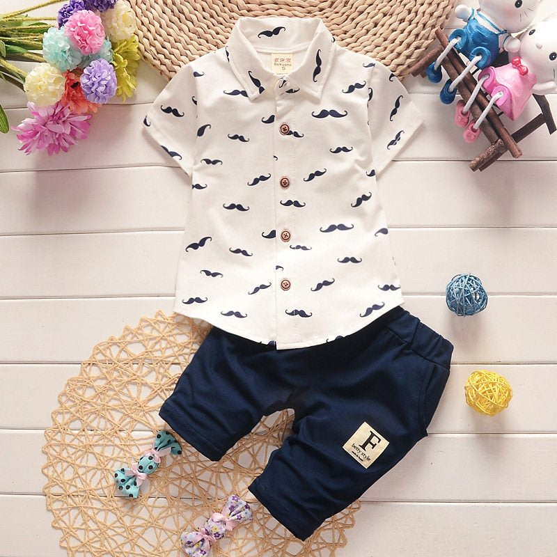 Cute Mustache Baby Outfit for Sunny Days