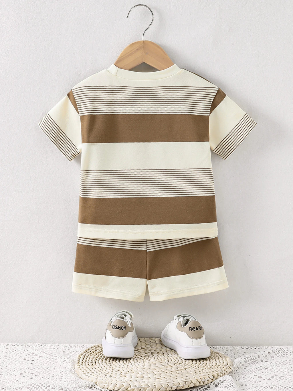 Adorable Bear Summer Outfit for Stylish Little Boys