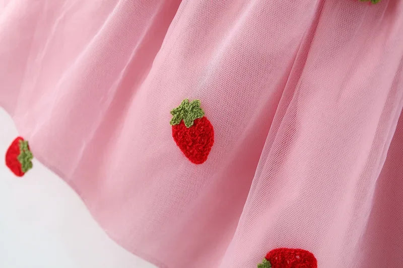 Little Sweet Strawberry Princess Dress