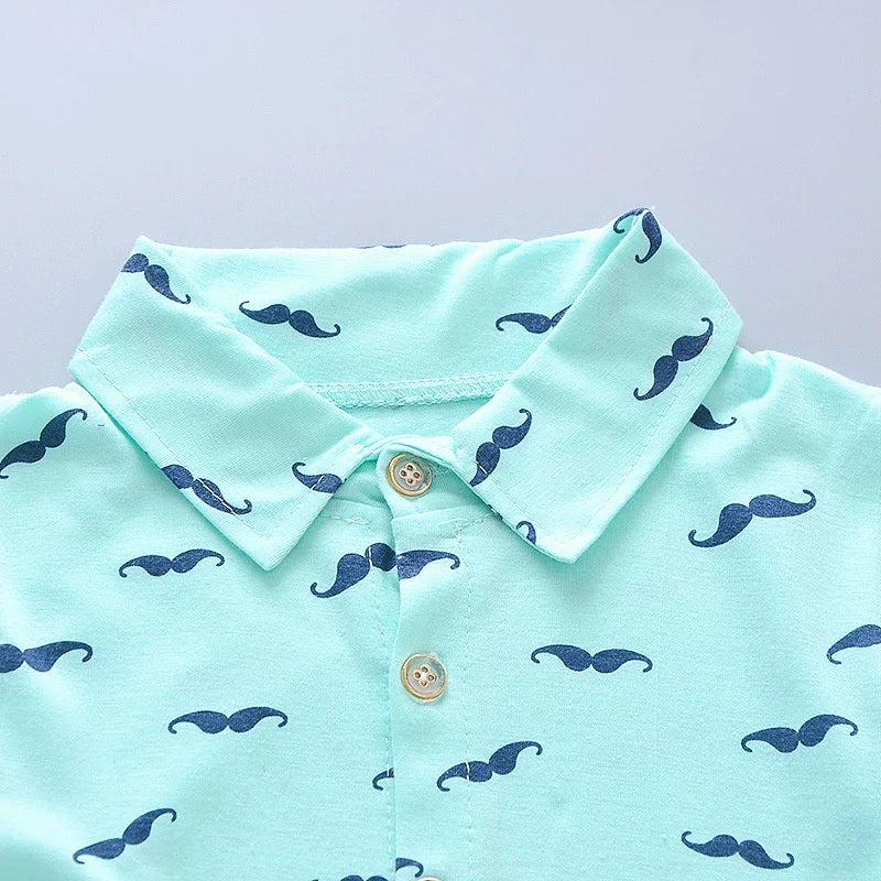 Cute Mustache Baby Outfit for Sunny Days