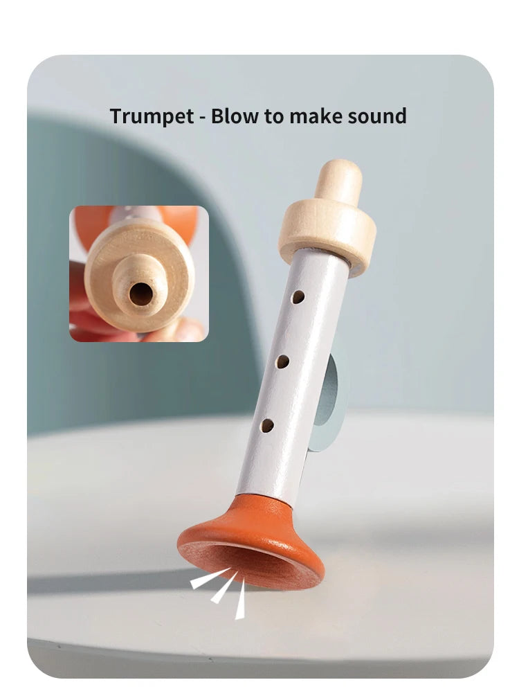 Musical Baby Wooden Toy Set