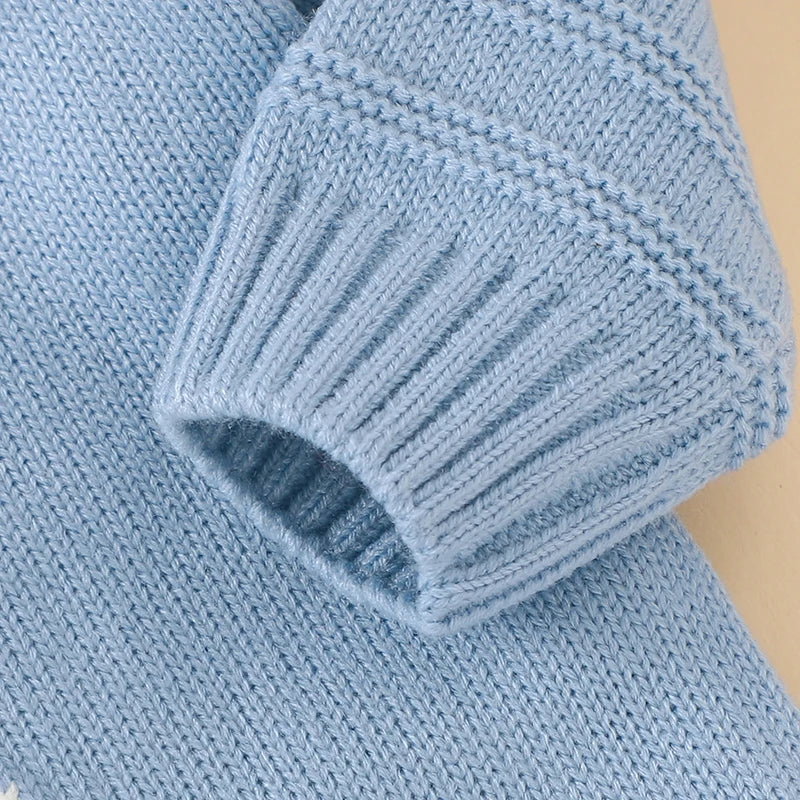 Cute Rabbit Knitted Baby Rompers for Newborns
