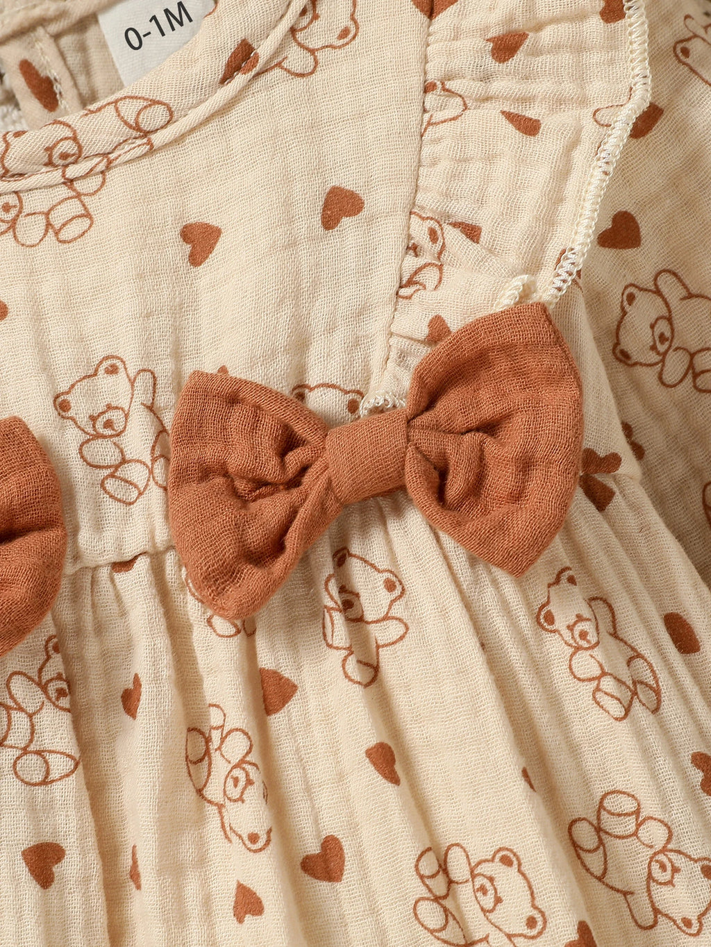Sweet Floral Baby Romper with Matching Bow Headband Set