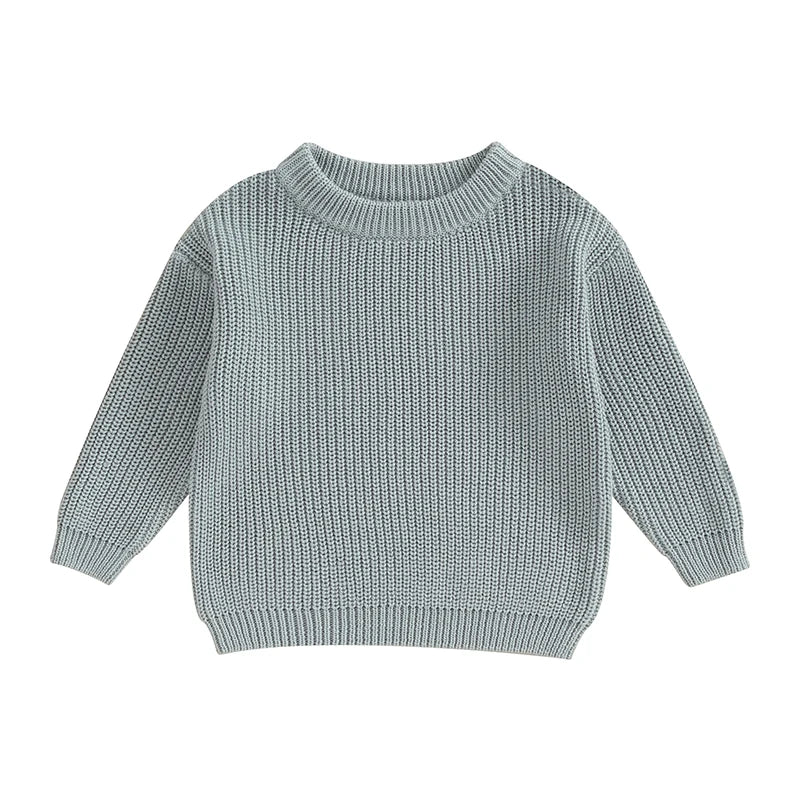 Classic Autumn Knitting Cotton Pullovers  for Kids
