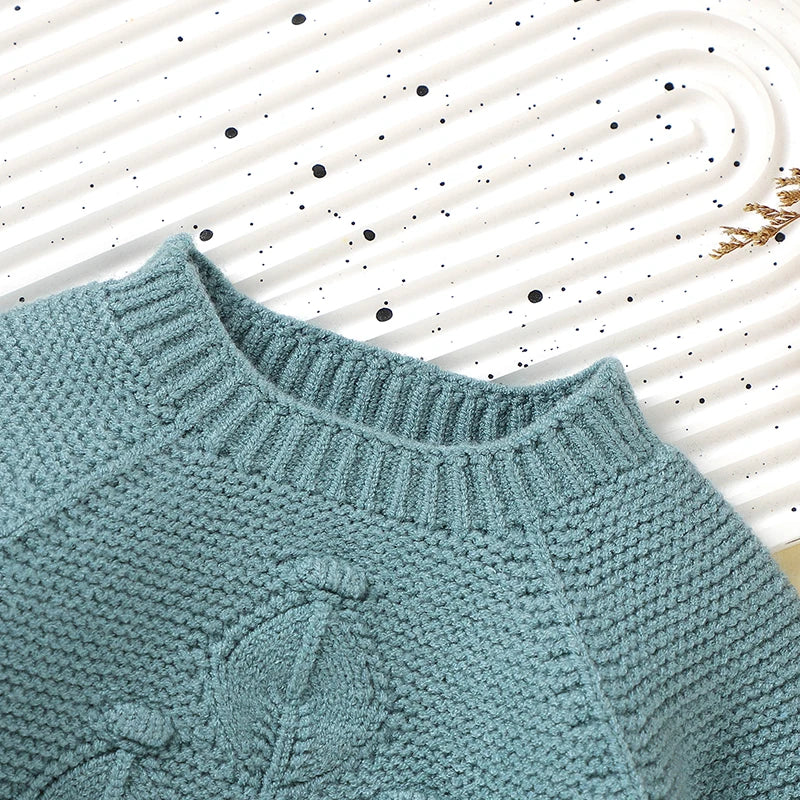 Adorable Baby Knit Bodysuits Long Sleeve Romper