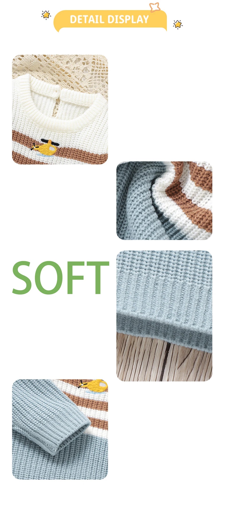 Adorable Truck Knit Sweater for Little Explorers