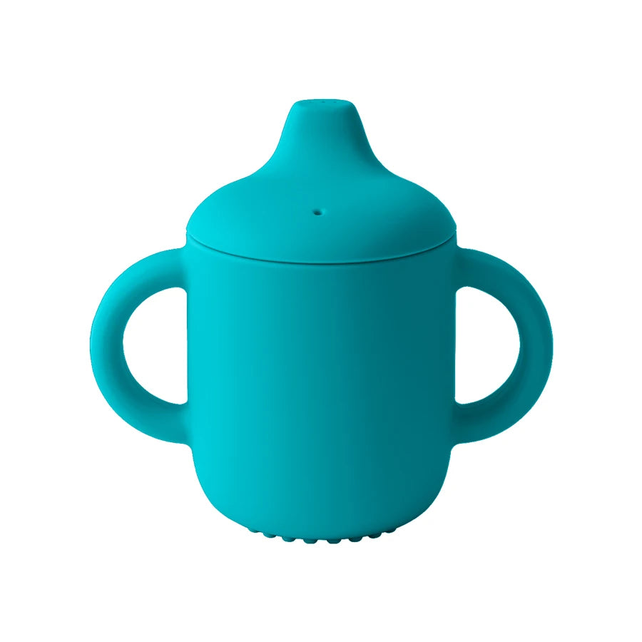 1pc Baby Feeding Little Sip Silicone Training Cup