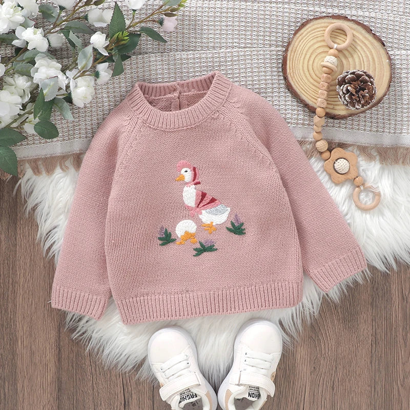Winter Warm Knitted Adorable Swan for Autumn and Winter