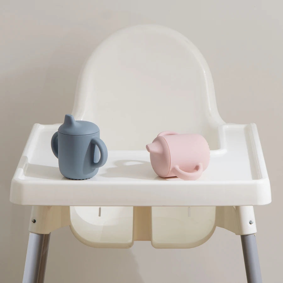 1pc Baby Feeding Little Sip Silicone Training Cup