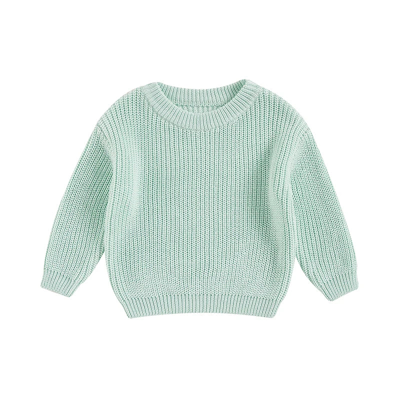 Classic Autumn Knitting Cotton Pullovers  for Kids