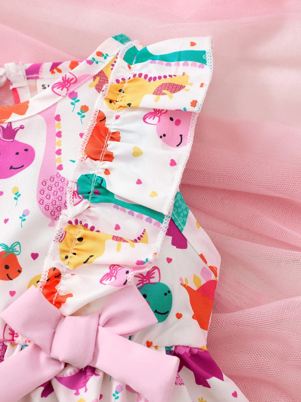 Adorable Dinosaur Toddler Summer Dress