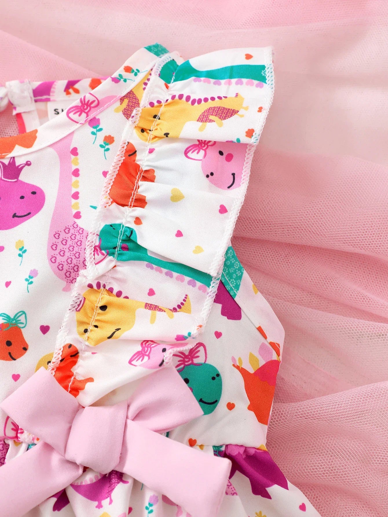 Adorable Dinosaur Toddler Summer Dress