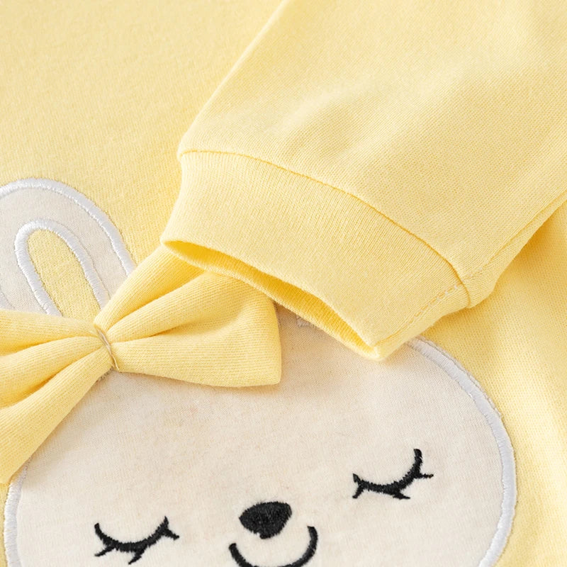 Baby Girl Rabbit Pure Cotton Romper