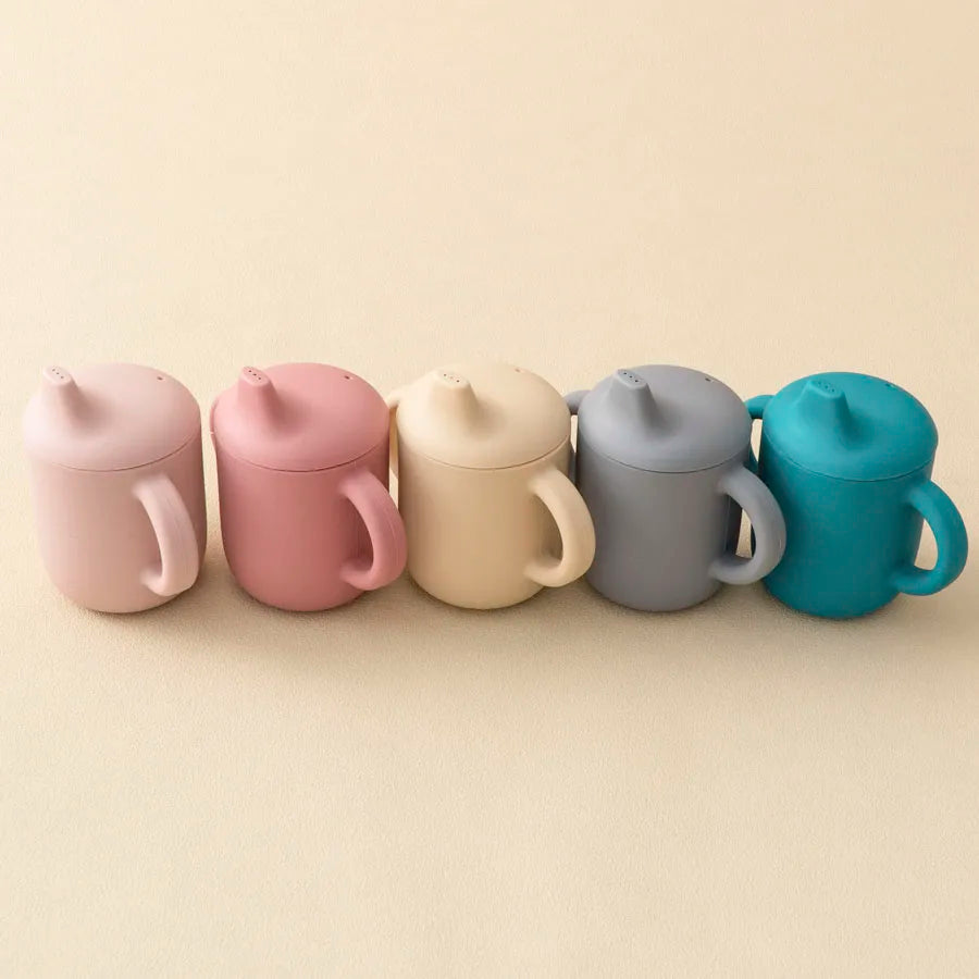 1pc Baby Feeding Little Sip Silicone Training Cup