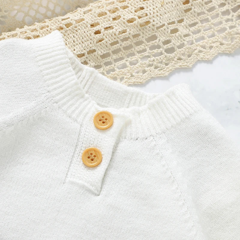 Ultra-Soft Knit Romper Toddler Children Playsuits