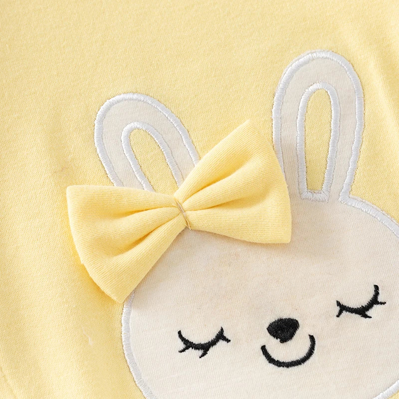 Baby Girl Rabbit Pure Cotton Romper