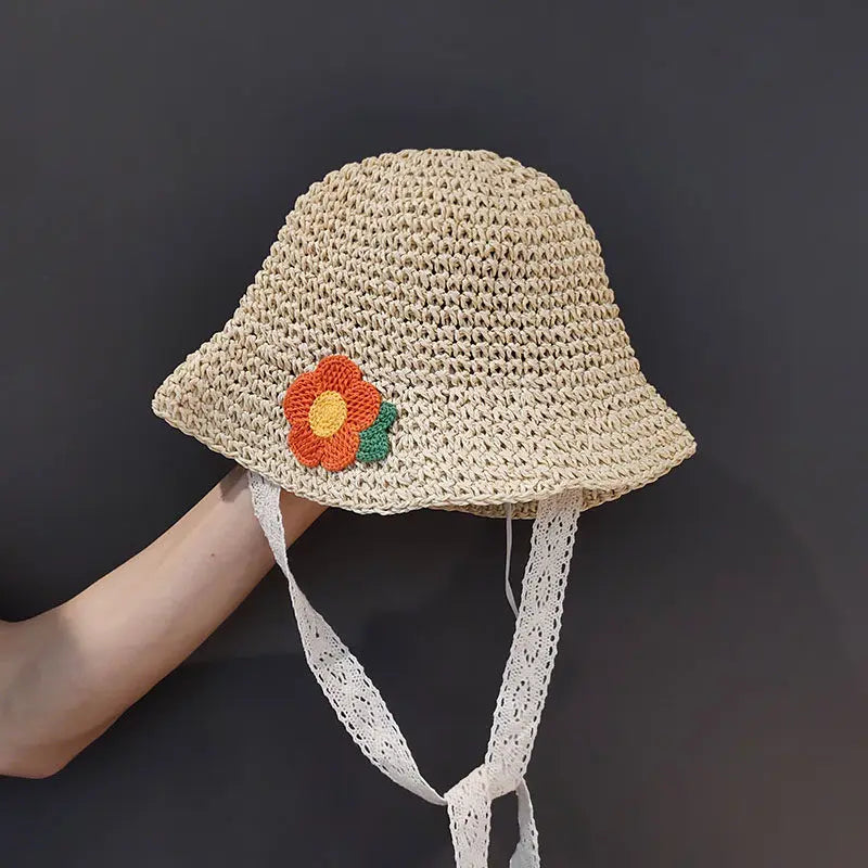Little Sunshine Lace Baby Beach Panama Hat