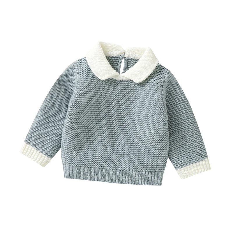Elegant Baby Knit Turtle Neck Long Sleeve
