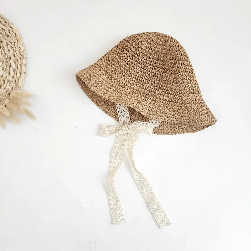 Little Sunshine Lace Baby Beach Panama Hat