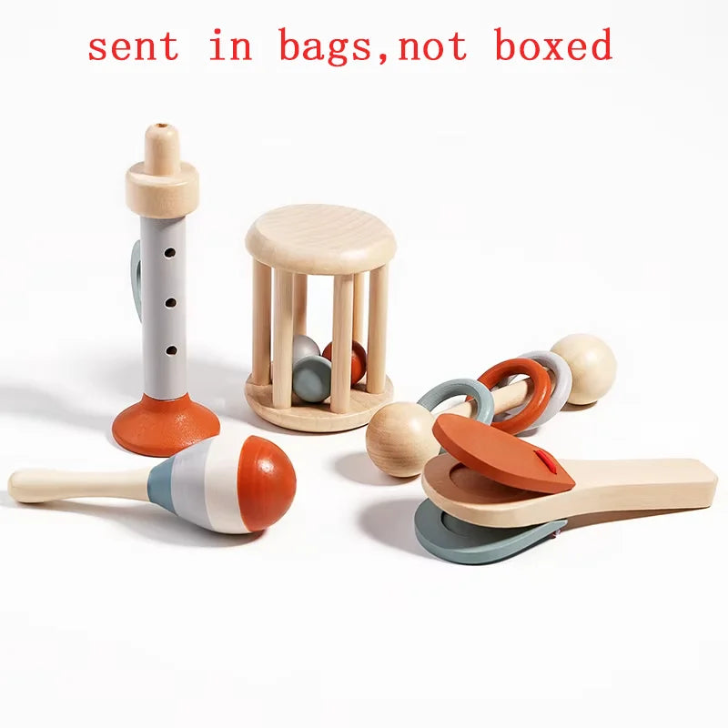 Musical Baby Wooden Toy Set
