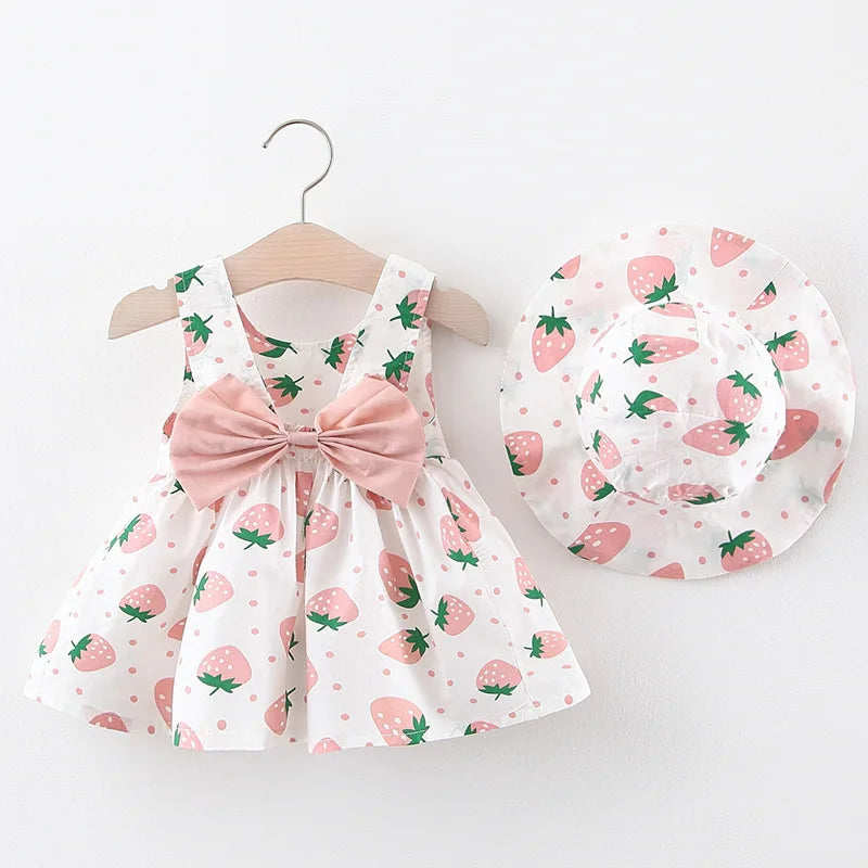 Fresh Strawberry Baby Dress