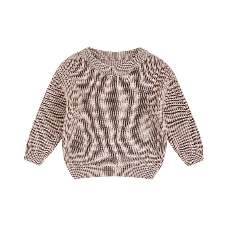 Classic Autumn Knitting Cotton Pullovers  for Kids