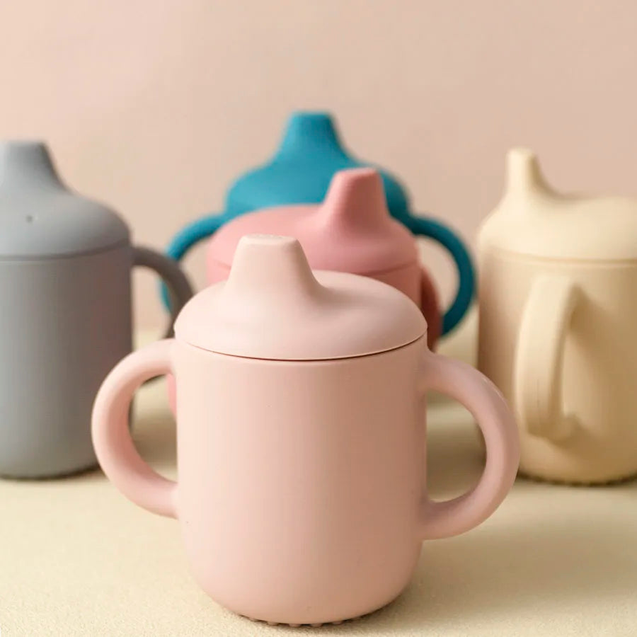 1pc Baby Feeding Little Sip Silicone Training Cup