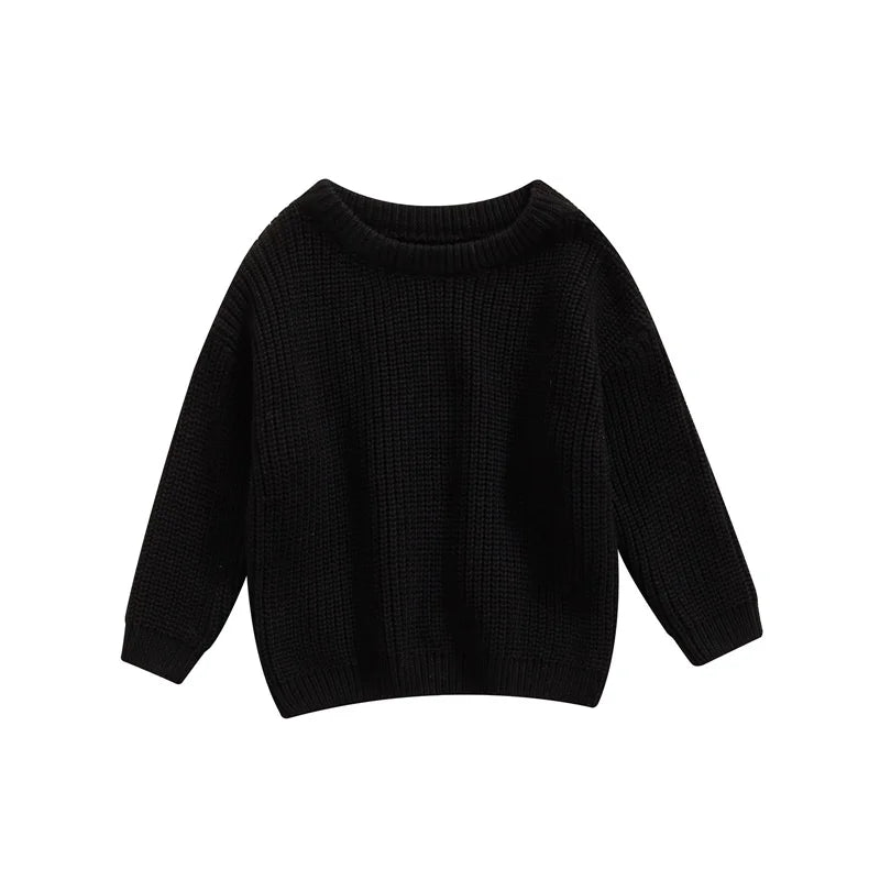 Classic Autumn Knitting Cotton Pullovers  for Kids