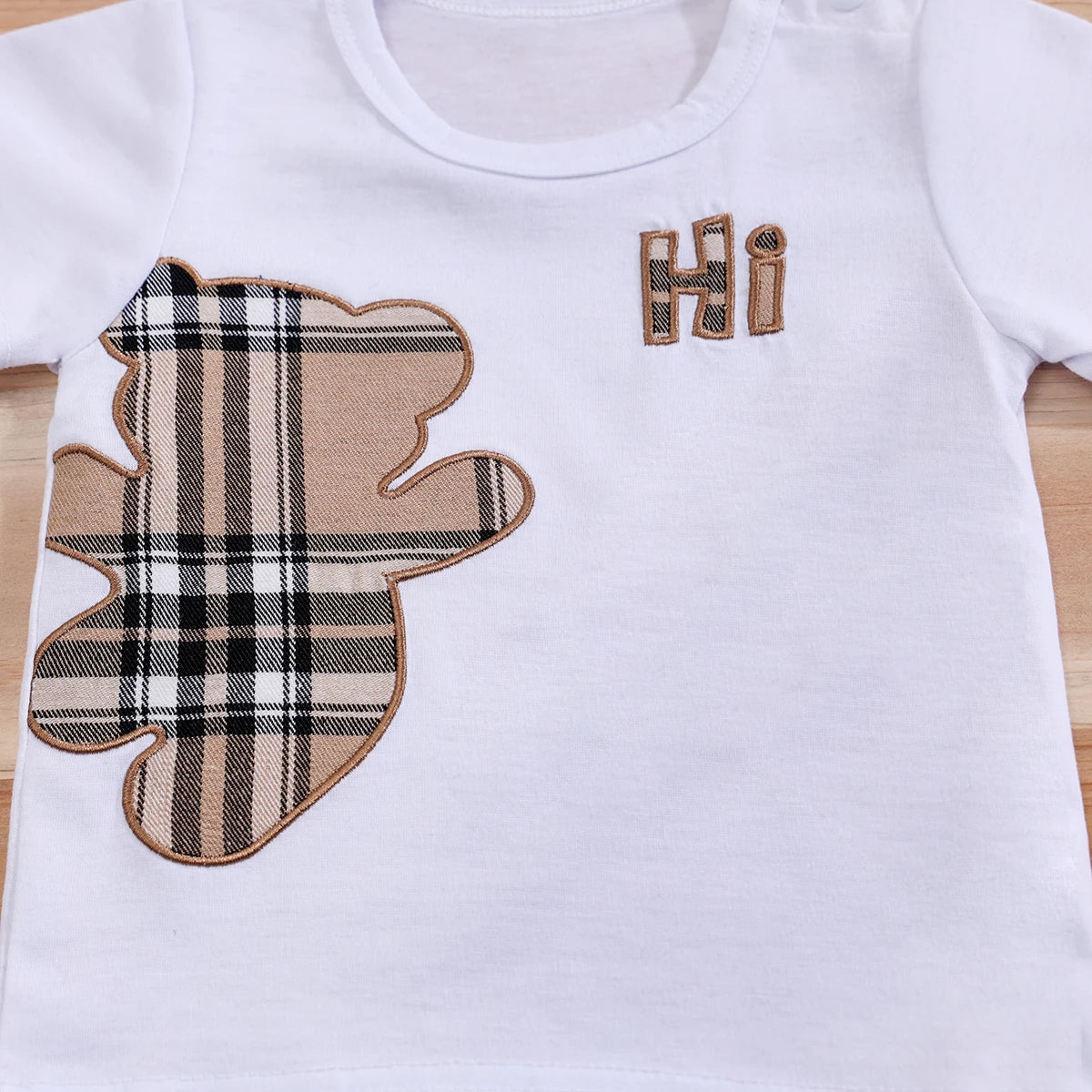 Cute Bear Baby Shorts Set 2pcs