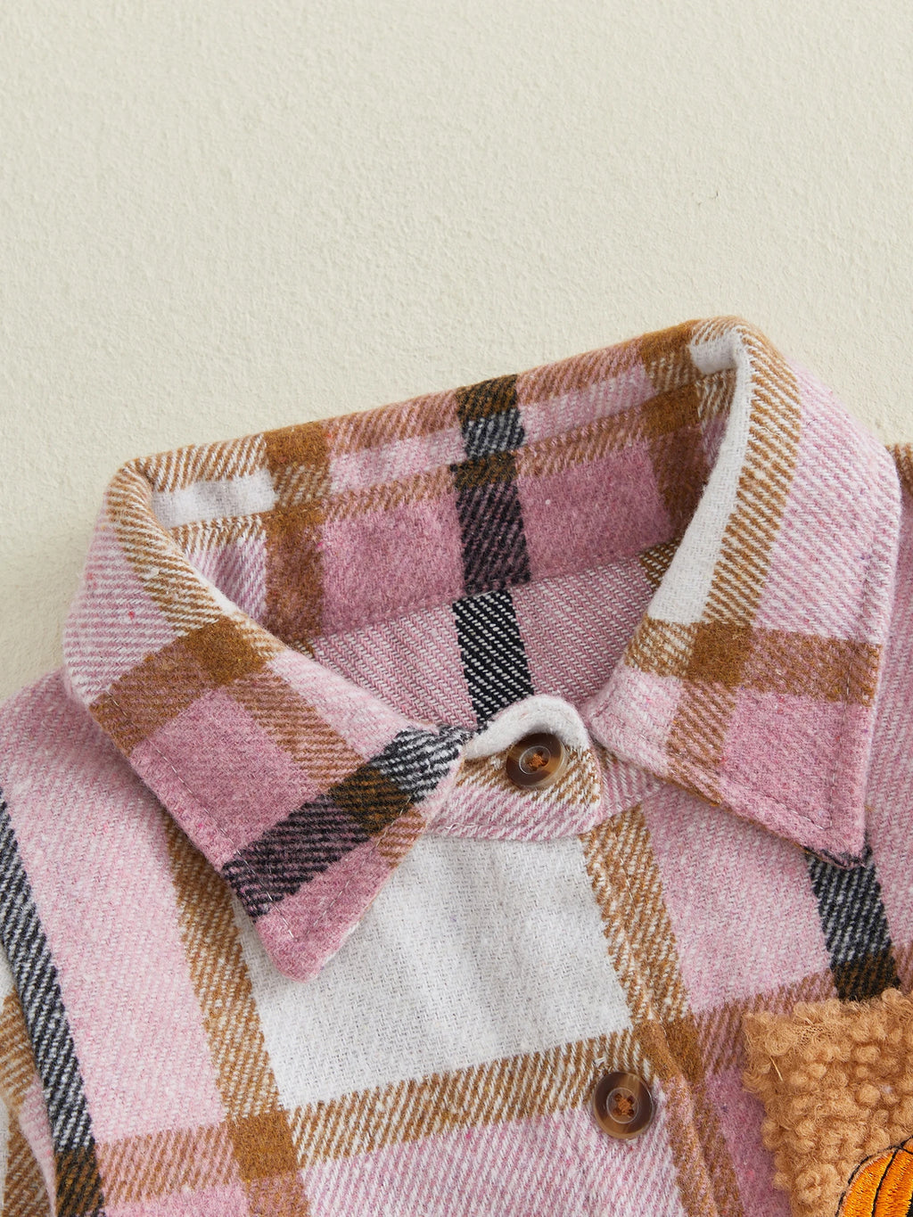 Little Pumpkin Embroidery Cardigan Coat